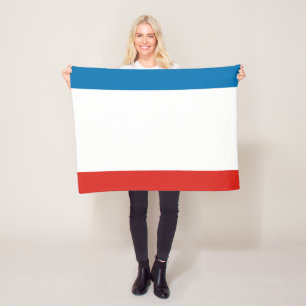 Krim-Flagge Fleecedecke