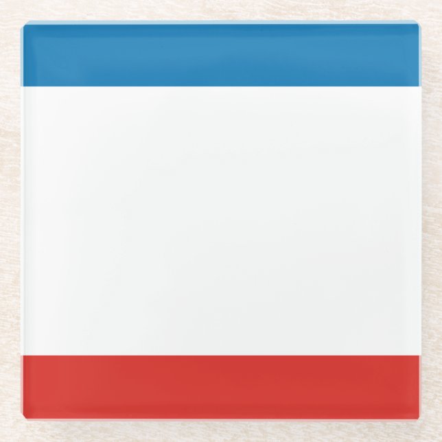 Krim-Flagge Glasuntersetzer (Vorderseite)
