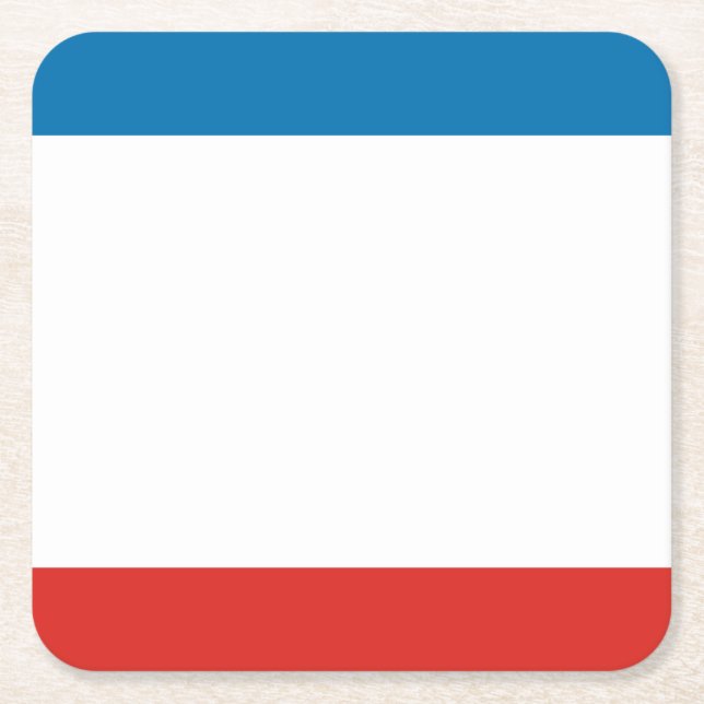 Krim-Flagge Rechteckiger Pappuntersetzer (Vorderseite)