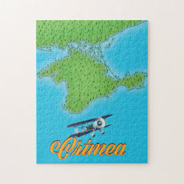 Krim Vintage Reiseplakatkarte Puzzle