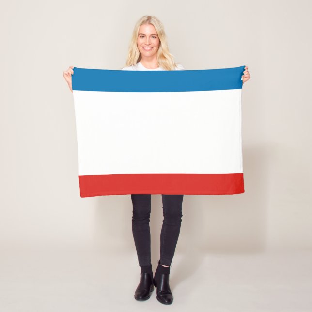 Krimflagge Fleecedecke (Beispiel)
