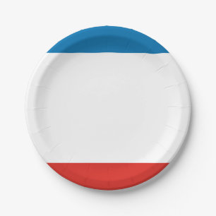 Krimflagge Pappteller