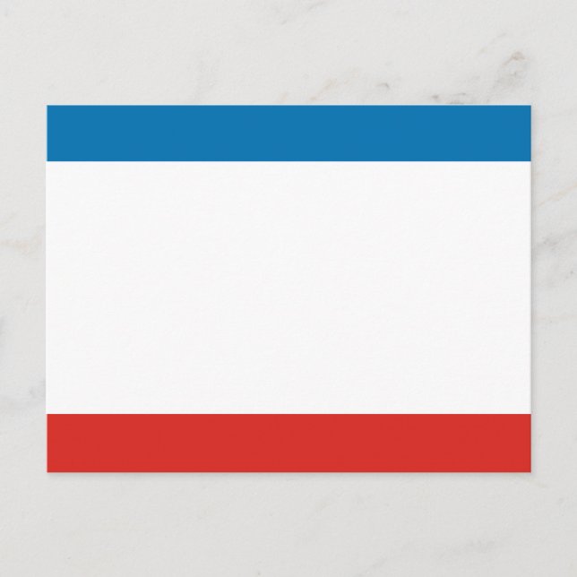 Krimflagge Postkarte (Vorderseite)
