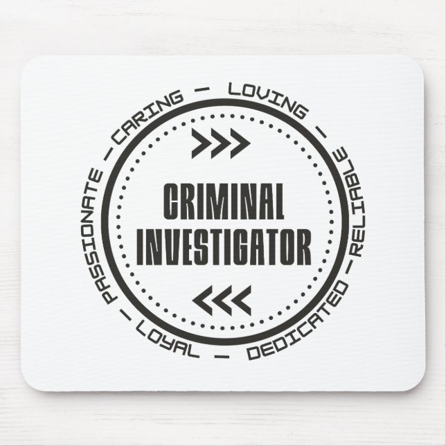 Kriminalermittler Mousepad (Vorne)