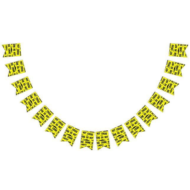 Kriminalitätsband Wimpelkette (Alle)