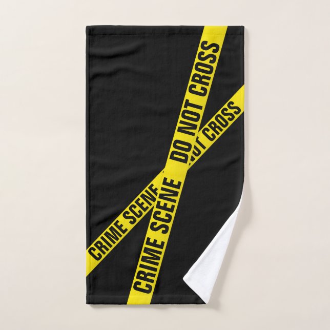 Kriminalszene Badhandtuch Set (Handtuch)