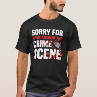 Kriminalszene Ermittler Kriminologie & Kriminalwis T-Shirt