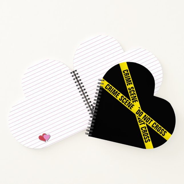 Kriminalszene Notizbuch (Innenseite)