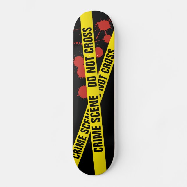 Kriminalszene Skateboard (Vorderseite)