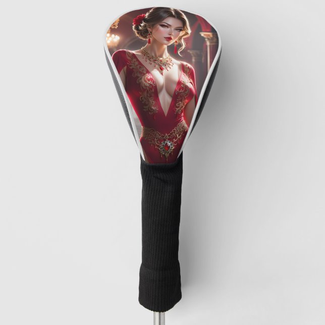 Kriminelle zu tragen ist ein Zeichen für sexy Verh Golf Headcover (Vorderseite)
