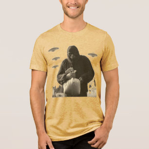 Krimineller Bigfoot Tri-Blend Shirt