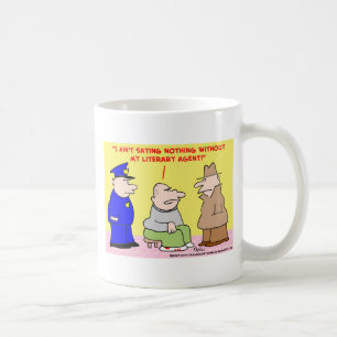 krimineller literarischer Agent Tasse
