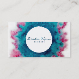 Krimson in Ozeanblau Visitenkarte