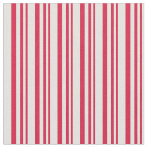 Krimson & Light Cyan Lines/Stripes-Muster Stoff