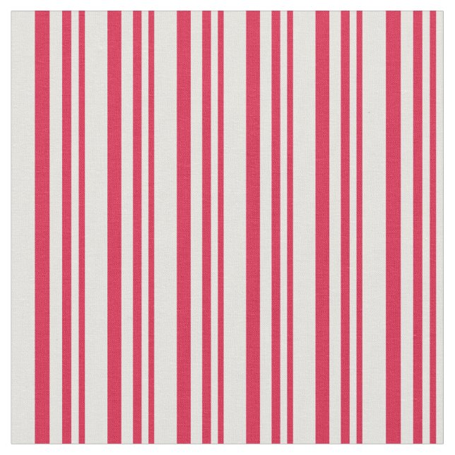 Krimson & Light Cyan Lines/Stripes Muster Stoff (Nahaufnahme)