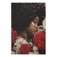 Krimson und Cream Floral Serenity