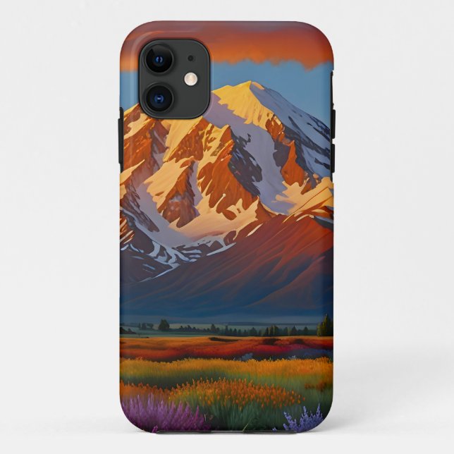 Krimson Wolken über dem Tal Case-Mate iPhone Hülle (Rückseite)