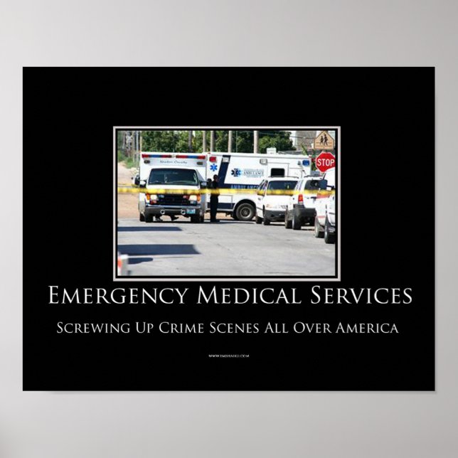 Krimszenen Motivierend Poster (Vorne)