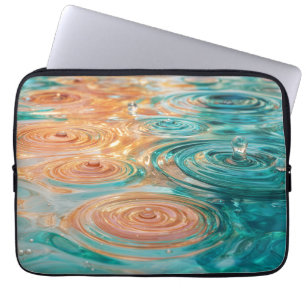 Kringel der Ruhe Abstrakte Wasserharmonie Laptopschutzhülle