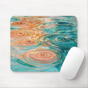 Kringel der Ruhe Abstrakte Wasserharmonie Mousepad