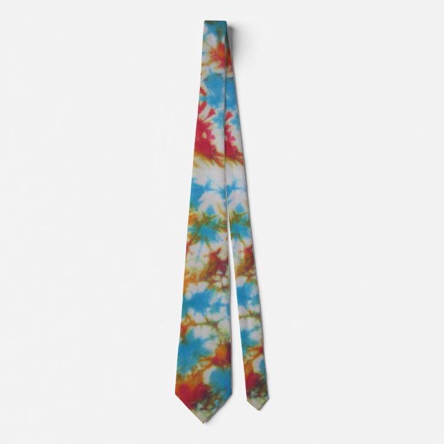 Krinkel-Tie-Dye-Schlips Krawatte (Vorderseite)