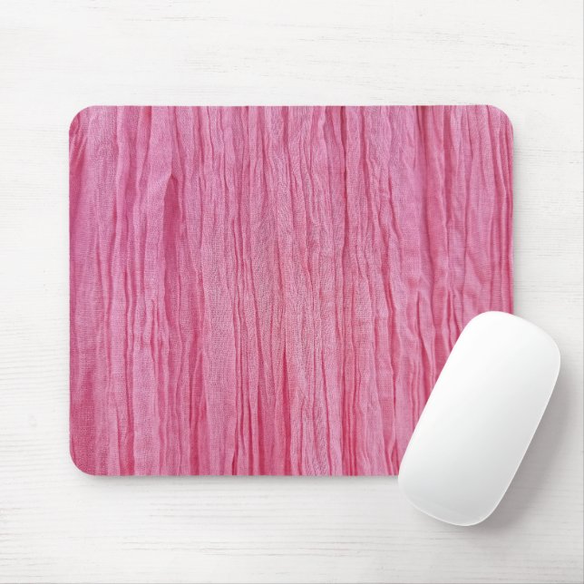 Krinklerrosa Krepe Mousepad (Mit Mouse)