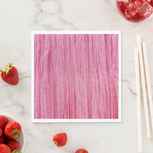 Krinklerrosa Krepe Serviette