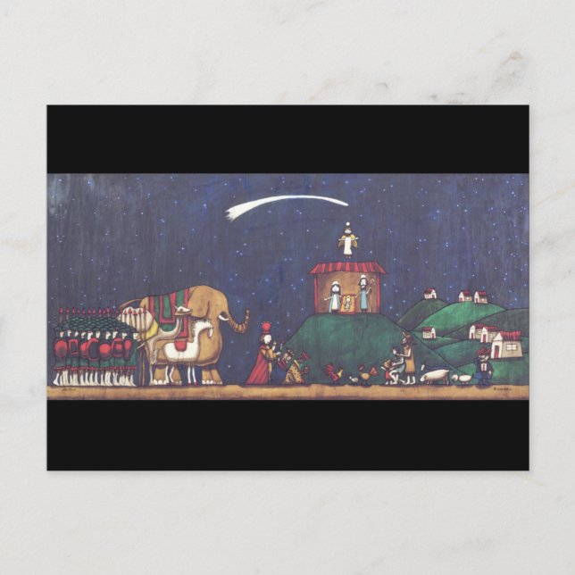 Krippe 1 postkarte (Vorderseite)