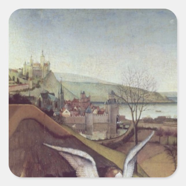 Krippe, c.1425 quadratischer aufkleber (Vorderseite)