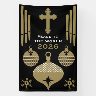 Krippe Christlich Weihnachtsgeschmack. Banner