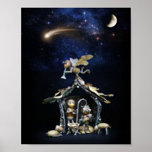 Krippe der Acorn-Elfen - Weihnachten