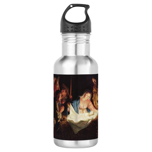 Krippe Edelstahlflasche (Vorderseite)