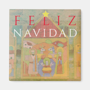 Krippe "Feliz Navidad" Magnet