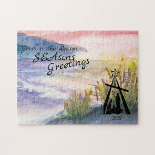 Krippe Frohen Festtage Jigsaw Puzzle