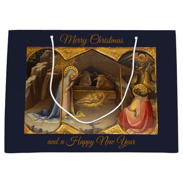 Krippe Große Geschenktüte (Vorderseite)