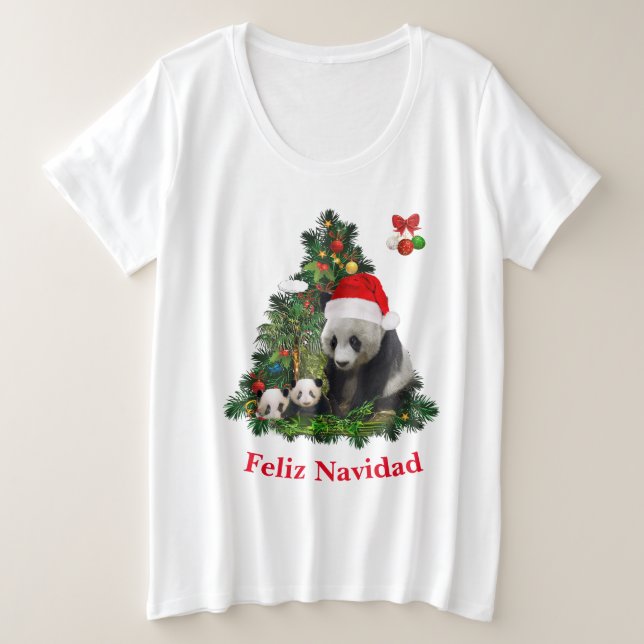 Krippe Große Größe T-Shirt (Design vorne)