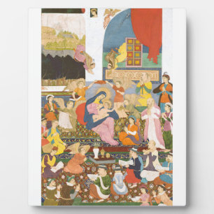 Krippe im indischen Stil Fotoplatte