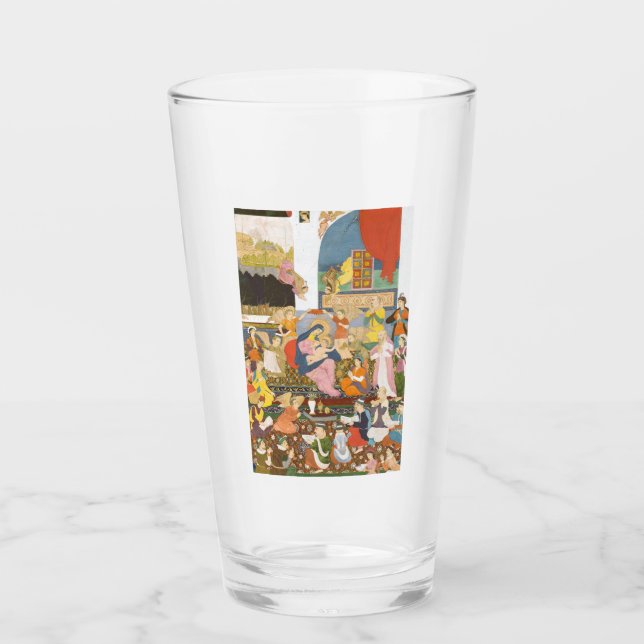 Krippe im indischen Stil Glas (Vorderseite)