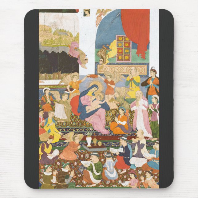 Krippe im indischen Stil Mousepad (Vorne)