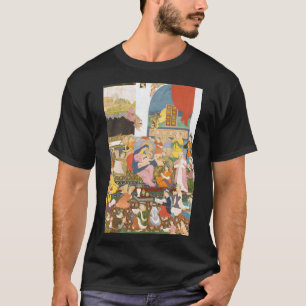 Krippe im indischen Stil T-Shirt