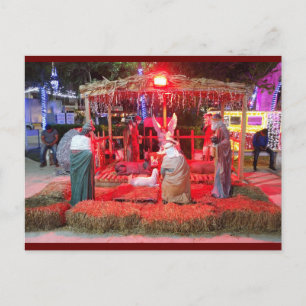 Krippe in Tulum (Karo) Feiertagspostkarte