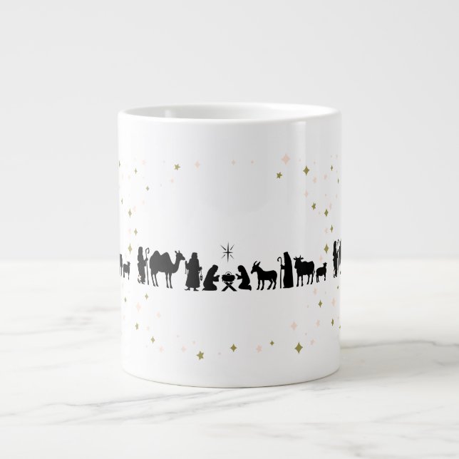 Krippe Jumbo-Tasse (Vorderseite)
