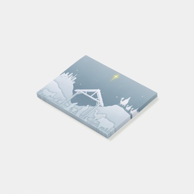 Krippe Post-it Klebezettel (angewinkelt)