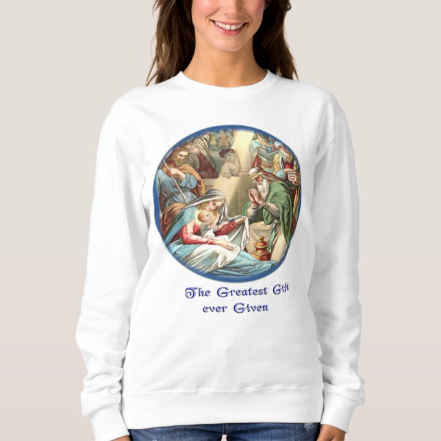 Krippe Sweatshirt (Vorderseite)