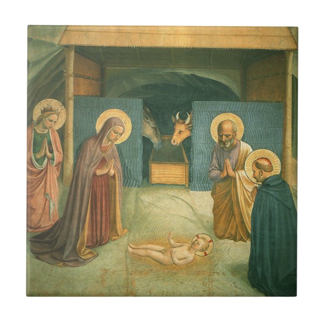 Krippe von Fra Angelico Fliese (Vorderseite)