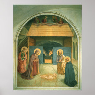 Krippe von Fra Angelico Poster