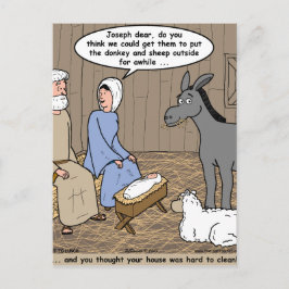 Krippen-GefahrenGeburt Christis-Szene Feiertagspostkarte