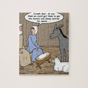 Krippen-GefahrenGeburt Christis-Szene Puzzle