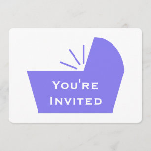 Krippen-Ikonen-Babyparty Einladung