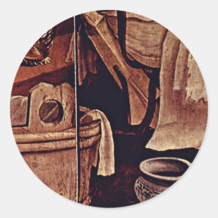 Krippendetails von Grünewald Mathis Gothart (Best Runder Aufkleber